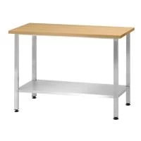 Стол кондитерский СПРн 1200x600 «Norma Ral» (полка сплошная, ножка профильная)