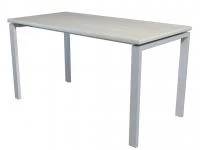 Стол офисный NT 140x70 белое дерево/серый