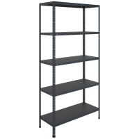 Стеллаж металлический Практик MS Standart 185/100x50/5 black