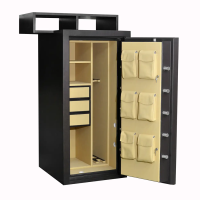 Оружейный сейф Defender 351 EL+KL с ящиками и внутренней отделкой натуральной кожей